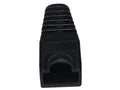 Black Box FMT718 Snagless Cable Boot - Black, 50-Pack