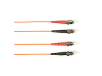 Black Box FOCMR62-003M-STST-OR 62.5 MM FO Patch Cable Duplx, PVC, OR, Stst, 3M