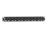Black Box JSM112A CAT6 Surge-Protected Patch Panel - 1U, 1