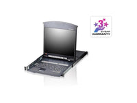 ATEN KL1508AN 19.8-PORT CAT5 DUAL RAIL LCD KVM