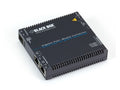 Black Box LGC5210A Gigabit Ethernet (1000-Mbps) PoE+ Media Converter - (2) 10/100/1000-Mbps Copper to 100/1000-Mbps Fiber SFP