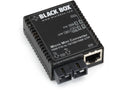 Black Box LMC4002A Gigabit Ethernet (1000-Mbps) Media Converter - 10/100/1000-Mbps Copper to 1000-Mbps Multimode Fiber, 850nm, 0.5km, SC