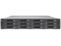 QNAP TES-1885U-D1531-64G 12 (+6) Bay 10GbE NAS and iSCSI/ IP-SAN with Dual OS options (QES/QTS),SAS 12G,SAS/SATA 6G,Intel Xeon D-1531,64GB RAM,Front: 3.5in/ 2.5in x 12,Rear: