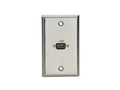 Black Box WP831 AV Wallplate - Stainless Steel, 1 HDMI, Female to Female