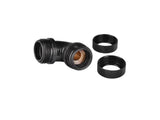 Thermaltake CL-W099-CA00BL-A G 0.25 Inch 16MM Od 90-DEGREE Dual Compr