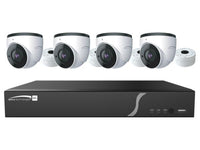 Speco Technologies ZIPL4D1 4 CH PlugandPlay NVR 1080p, 120FPS, 1TB w 4 Outdoor IR Dome 2.8 mm lens - SATA, HDMI, VGA, US