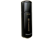 Transcend TS4GJF350 4GB, USB2.0, Flash Drive, Classic, Black