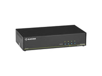Black Box SS4P-DH-HDMI-UCAC Secure KVM Switch, NIAP 3.0 Certified-4-Port, Dual-Monitor, HDMI 4K60, USB, Audio, CAC, GSA, TAA if outside tape is not broken
