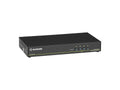 Black Box SS4P-SH-DVI-UCAC KVM Switch, NIAP 3.0 Certified - 4-Port, Single-Monitor, DVI-I, PS2, USB, Audio, CAC