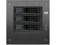 iStarUSA S-35-3DE1BK 3X3.5IN Trayless Mini-itx Tower