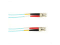 Black Box FOLZHM4-020M-LCLC-AQ OM4 MM FO Patch Cable Duplx, Lszh, Aqua, LCLC
