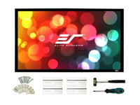 Elite Screens R165WH2 ezFrame2 Series, 165inch Diagonal 16:9, Fixed Frame Home Theater Projection Screen