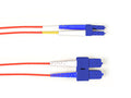 Black Box FOCMPSM-001M-SCLC-RD SM FO Patch Cable Duplx, Plenum, RED, SCLC