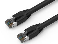 Axiom C8SBSFTP-K7-AX 7FT CAT8 Shielded Cable (black)