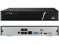 Speco Technologies N4NXL3TB 4 Channel Network Video Server with POE, 3TB