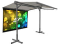 Elite Screens OMA1410-100H Yard Master Awning 14x10 w/ 100 16:9 DIY Indoor Outdoor Screen 4K 8K Ultra HD Active 3D HDR Ready