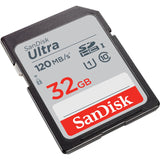 SanDisk SDSDUN4-032G-AN6IN Ultra SDHC Memory Card, 32GB, Class 10/UHS-I, 120MB/S