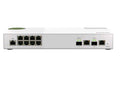 QNAP QSW-M2108-2C Management Switch, 8 port 2.5Gbps, 2 port 10Gbps SFP+/ NBASE-T Combo. Easy management with web browser