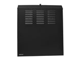 Weltron 90-4090WMENV-5U 5RU VERTICAL WALL MOUNT SLIM, BLACK HOUSES EQUIPMENT UP TO 20 INCHES DEEP, BUT EXTENDS LESS THAN