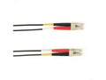 Black Box FOLZHSM-003M-LCLC-BK SM FO Patch Cable Duplx, Lszh, BK, Lclc, 3M