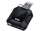 ATEN CS22H 2-PORT USB 4K HDMI Cable KVM with Remote PORT Selector