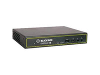Black Box EMD2002PE-R-P KVM-Over-IP Receiver - Dual-Monitor, DVI-D, USB 2.0, Audio, PoE, Dual Network Ports RJ45 and SFP