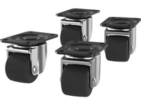 Vertiv VRA6024 VR Caster Kit - Metal - Black - 4 Piece