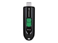 Transcend TS128GJF790C 128GB, USB3.2, Flash Drive, Type-C, Capless, Black