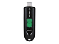Transcend TS128GJF790C 128GB, USB3.2, Flash Drive, Type-C, Capless, Black