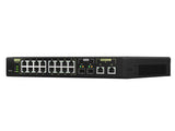 QNAP QSW-M2116P-2T2S-US Microchip VSC7448-02, 4GB DDR3, 16 Port of 2.5GBPS Port with 802.3AT (30W), 2 10BASE-T Port with 802.3BT(90W), 2 10GbE SFP+ Port