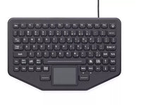 iKey SB-87-TP-M-USB-COILED Skinny Board Mobile Keyboard with Touchpad