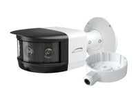 Speco Technologies O8FBMS1 8MP H.265 IP Panoramic Multi-sensor Fixed Lens Bullet Camera with Flexibile INT w/ IR, Adv An