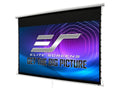Elite Screens MT106XWH2 Manual Tab-Tension 2, 106 Diag. 16:9, Slow Retract Mechanism Tab-Tensioned Wall Ceiling Projector Projection