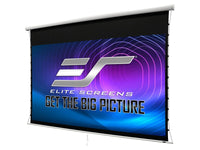 Elite Screens MT106XWH2 Manual Tab-Tension 2, 106 Diag. 16:9, Slow Retract Mechanism Tab-Tensioned Wall Ceiling Projector Projection