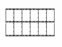Premier Mounts FBWM-6X6-SAM-IFJ Flat Bracket Wall Mount
