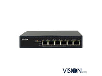 InVid VIS-LRPOE4-2 4-PORT POE Switch with 2 Uplink Ports