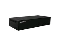 Black Box KVS4-2004VX KVM Switch, NIAP 4.0 Certified - 4-Port, Dual-Monitor, DisplayPort, CAC