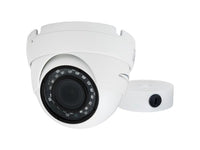 Speco Technologies H5T1M 5MP HD-TVI Turret Camera, 2.7-13.5 mm Motorized Lens, Included Junc Box, White Housing