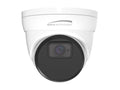 Speco Technologies O8T1G 8MP IP Turret Camera with Face Detection and Advanced Analytics, 2.8mm fixed lens, White, NDAA