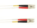 Black Box FOCMR62-LCLC-WH-90 62.5 MM FO Patch Cable Duplx, PVC, White, LCLC 90 FT