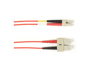 Black Box FOCMPM4-005M-SCLC-RD OM4 MM FO Patch Cable Duplx, Plenum, RED, Sclc, 5M