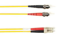 Black Box FOLZHSM-STLC-YL-121 SM FO Patch Cable Duplx, Lszh, Yellow, Stlc- Specify 121 FT
