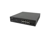 Transition Networks SM8TAT2SA-BR Smart Managed PoE+ Switch, 8-port Gigabit PoE+, 2-port 100/1000 SFP