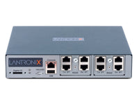 Lantronix EMG851120S Console Server, 8 x RJ45 serial ports software selectable, 1 USB 2.0 port, 2 GbE RJ45 Ethernet, LTE APAC cellular, Single AC Power