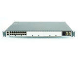 Lantronix SLC80162401S Console Server, 16 x RJ45 serial ports software selectable, 2 USB 2.0 ports, 2 GbE RJ45 Ethernet, Dual DC Power