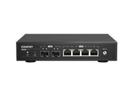 QNAP QSW-2104-2S-A-US Desktop QSW-2104-2S-US, Unmanaged Switch, 4 P