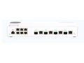 QNAP QSW-M2106-4C-US QSW-M408S 6-PORT Layer 2 Managed Switch. 6 X 2.5GbE (1G/100M) Ports and 4 X 10G Sfp+/ NBASE-T (10G/5G/2.5G/1G/100M) Combo Ports. Easy