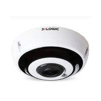 3xLOGIC VX-12M-360-IAW VISIX 12MP Outdoor Fisheye Camera with IR, Audio, and Microphone