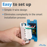 Shelly Plus Wall Dimmer x4