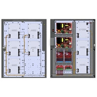 LifeSafety Power FPO150/250-3D8P2M8NLCE6M1/P16-A FlexPower Dual Voltage Power Supply with (3) D8 Auxiliary Modules, (2) M8 Managed Module, NLC NetLink Module, E6 Enclosure, Mercury Backplate